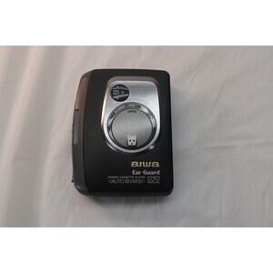 Aiwa HS-GS252 Cassette Walkman Portable Tape Player with Ear Guard